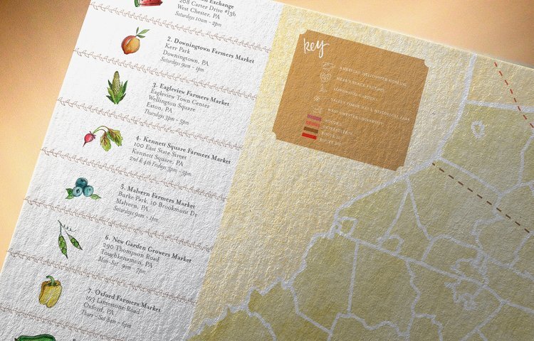 Image Logo mockup paper edition is designed to help you display your projects on . Farmers Market Maps Amy Teitsworth S Portfolio