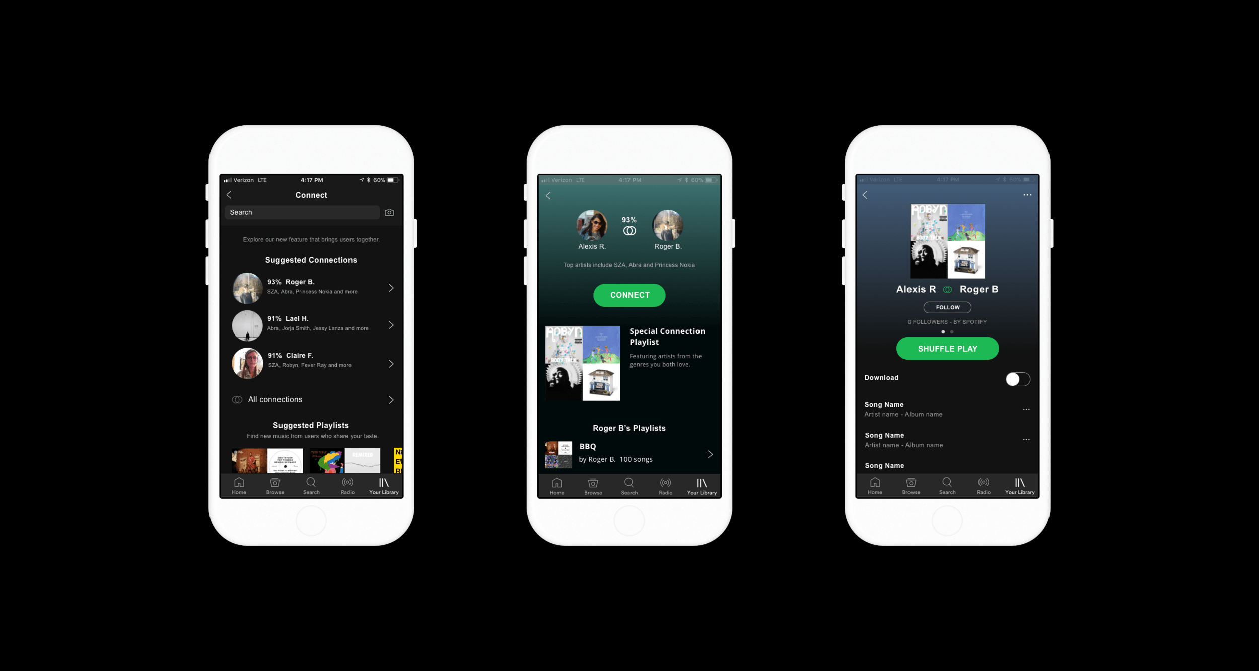 The user profile page is the most direct way for people to know each other, and it is also a symbol of personality. Spotify Connect Claire Elizabeth Stringer