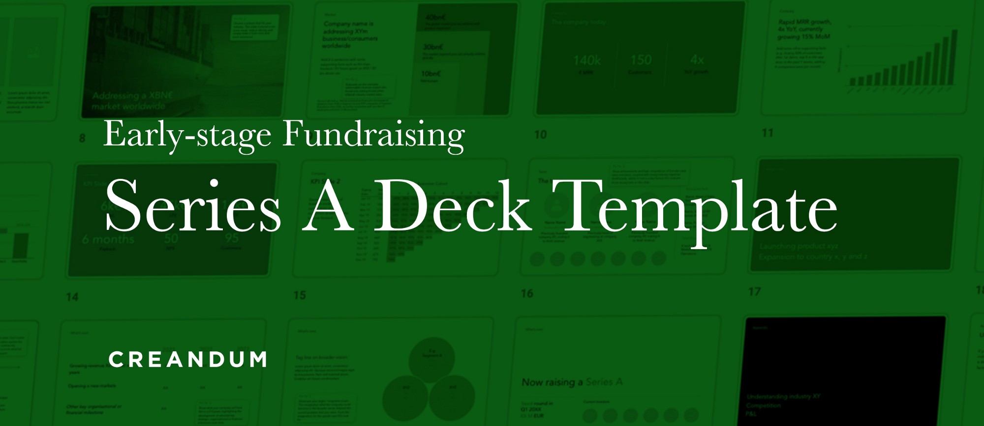 Free mock up psd power point presentation · alexandr reznik. Creandum Series A Deck Template A Good Deck Is An Important Factor In By Specht P Creandum