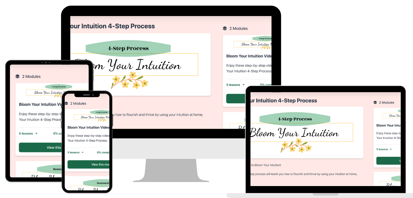 Make apparel mockups with a few clicks. Bloom Your Intuition Course In The Divine