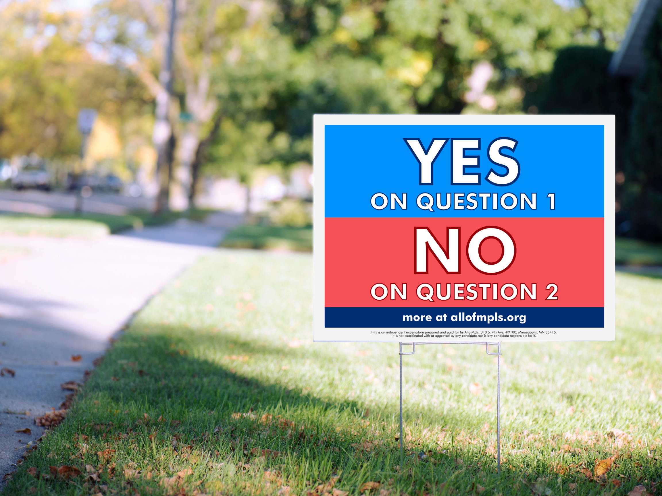 One way per person, based on 2 people travelling on the same booking. Lawn Signs All Of Mpls
