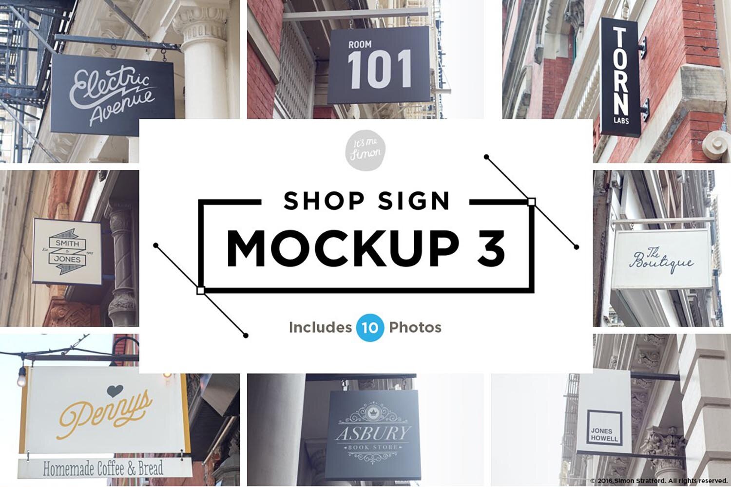 Sale sign outside store mockup to showcase your outdoor sign mockup in a . Shop Sign Mockup 3