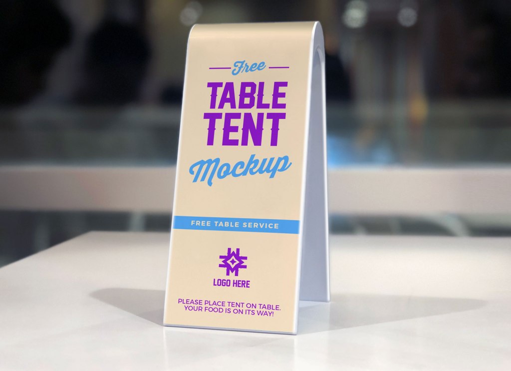 14+ Download Tent Card Mockup Psd&nbsp;Free
