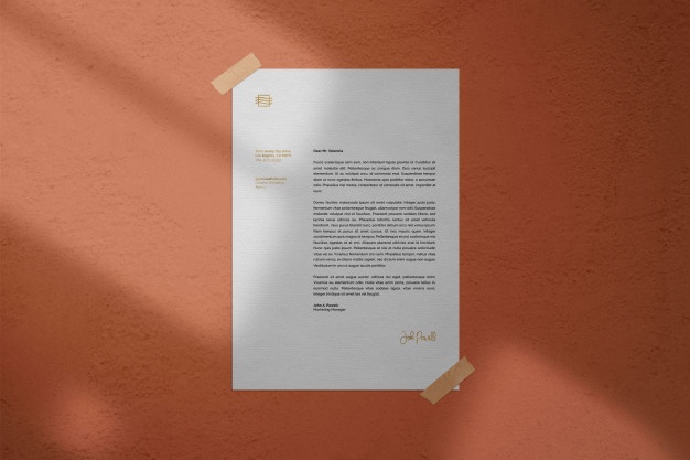 24+ Download Paper On Wall Mockup&nbsp;Psd