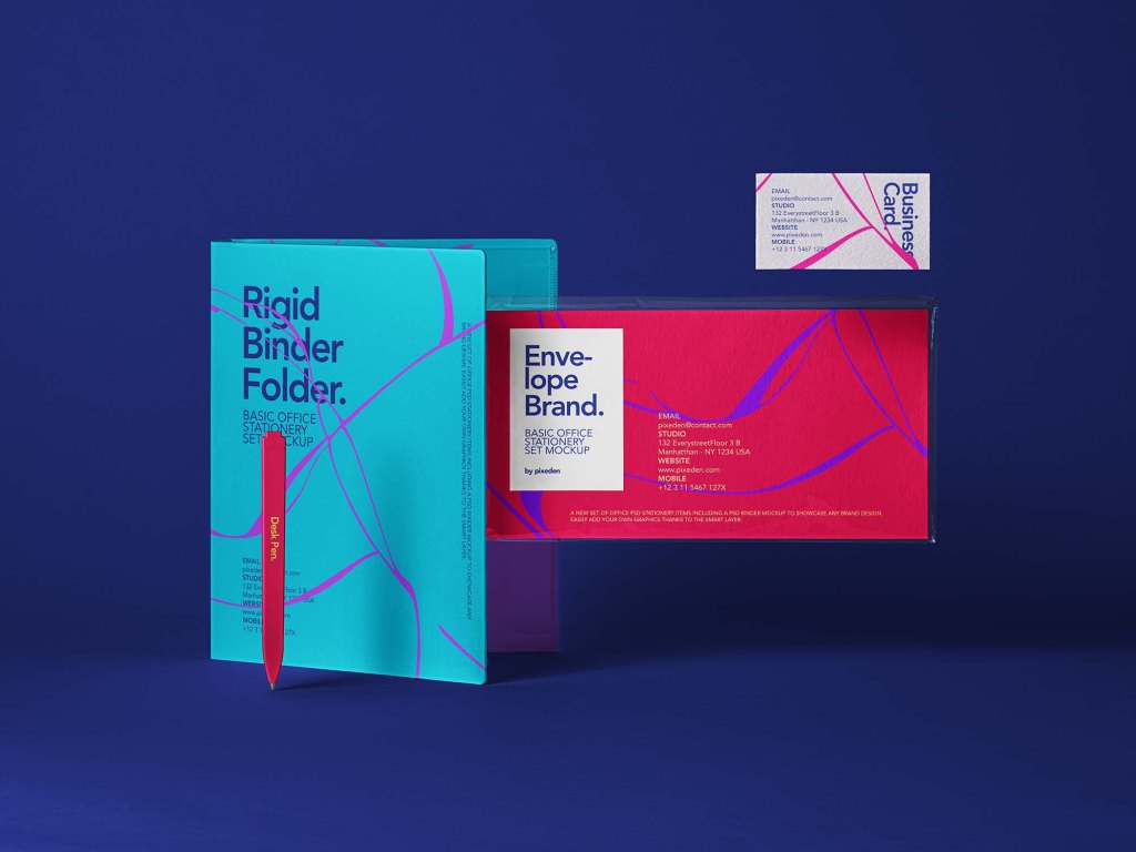 44+ Download Office Stationery Mockup Psd&nbsp;Free