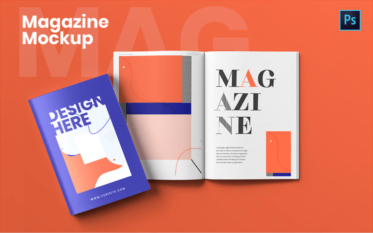 18+ Download Magazine Mockup Video&nbsp;Psd
