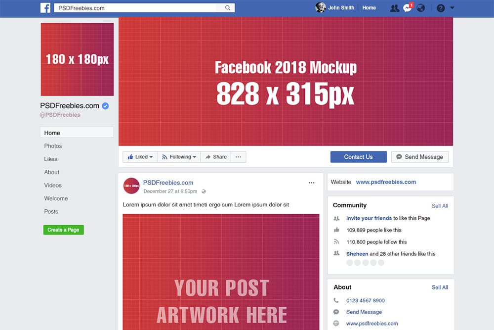 26+ Download Facebook Screen Mockup&nbsp;Psd