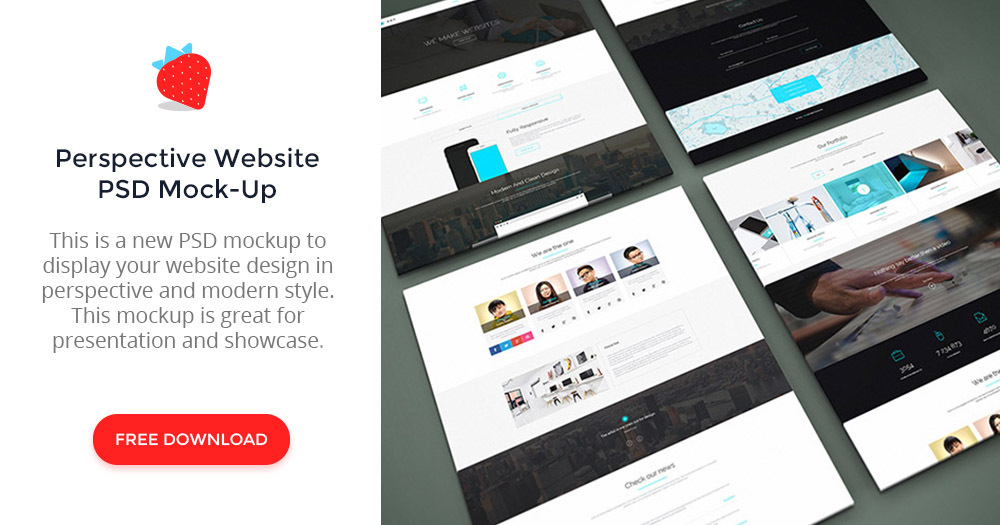 24+ Download Web Design Mockup Free&nbsp;Psd